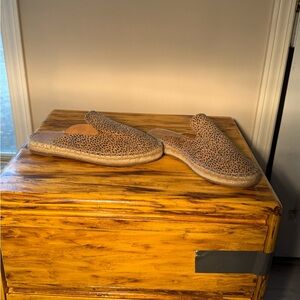 Leopard Print Women's Mules